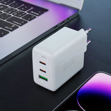 Acefast hurtigoplader GaN (2x USB-C / USB-A) PPS / PD / QC4 + 65W hvid (A41)