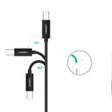 Ugreen printer kabel USB-C - USB-B 480Mb/s 2m sort (US241)