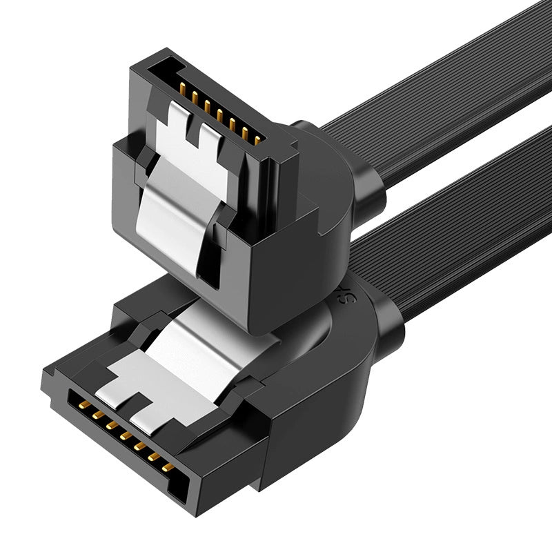 Ugreen vinkel SATA 3.0 kabel 0,5 m sort (US217)