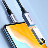 Ugreen OTG adapter kabel USB-C (mandlig) - USB-A (kvindelig) 5Gb/s 0,15m sort (US378)