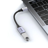 Ugreen OTG adapter kabel USB-C (mandlig) - USB-A (kvindelig) 5Gb/s 0,15m sort (US378)