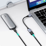 Ugreen OTG adapter kabel USB-C (mandlig) - USB-A (kvindelig) 5Gb/s 0,15m sort (US378)