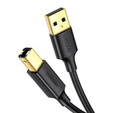 Ugreen printer kabel USB-A - USB-B 480Mb/s 5m sort (US135)
