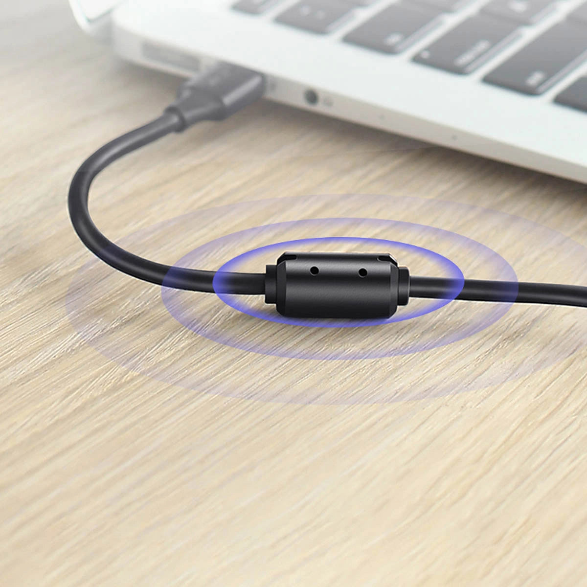 Ugreen printer kabel USB-A - USB-B 480Mb/s 5m sort (US135)