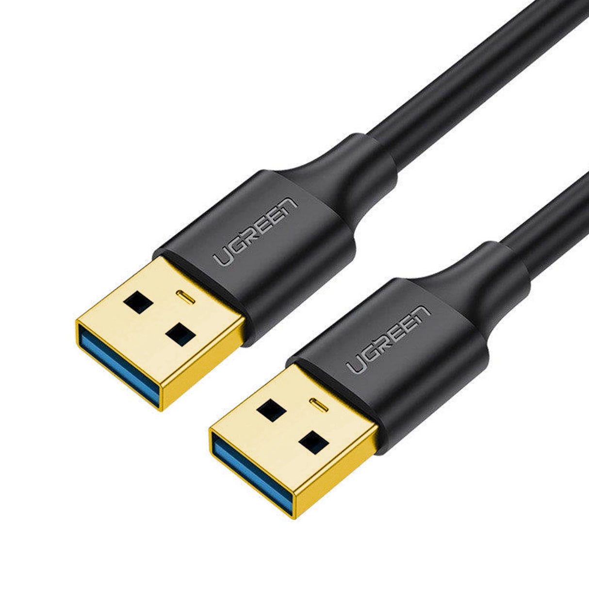 Ugreen US128 10369 USB-A 3.0 / USB-A 3.0 5Gb/s 0,5m kabel - sort