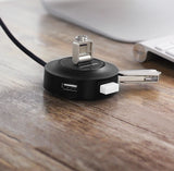 Ugreen HUB USB2.0 4x USB-A 480Mbps 1m hvid (CR106)