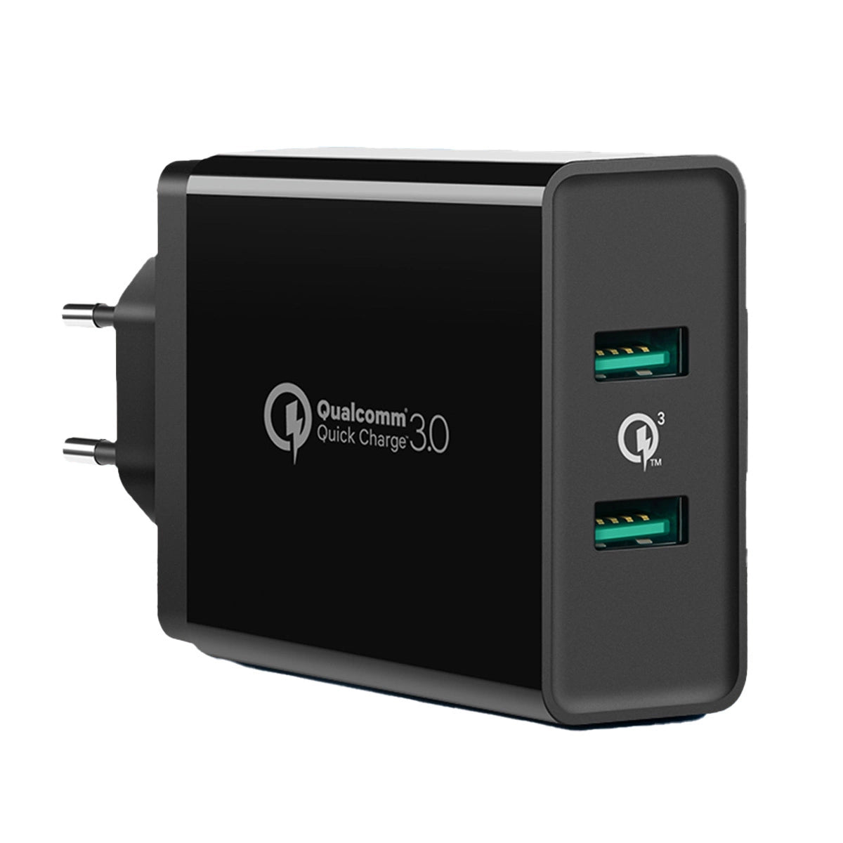 Ugreen oplader 2xUSB-A 36W QC3.0 sort (CD161)