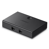 Ugreen switch switch 2xUSB-B - USB-A sort (30345)