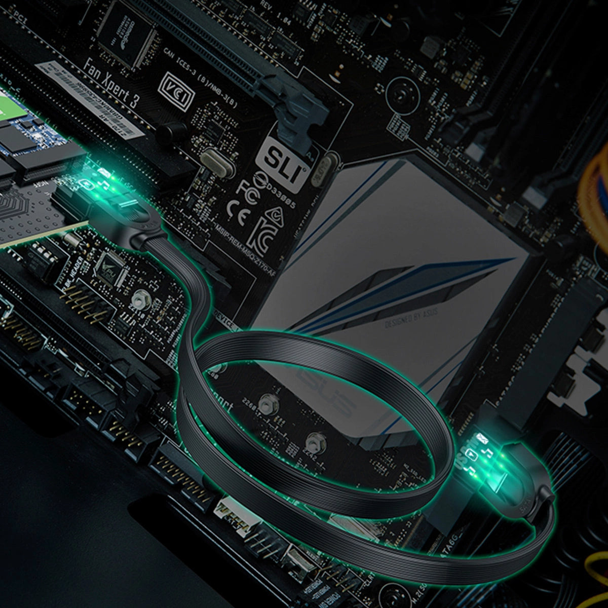 Udvidelseskortdiskadapter M.2 NVMe SATA (M, M+B-nøgle) PCIe 3.0 x4 32Gbps (CM302)