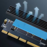 Ugreen CM465 PCIe 4.0 x4 til M.2 NVMe M-Key Expansion Card - sort