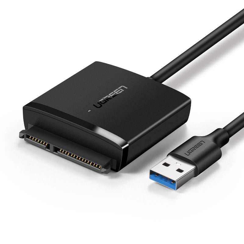 Ugreen USB3.0 adapter til 2,5' / 3,5' SATA disk sort (CM257)