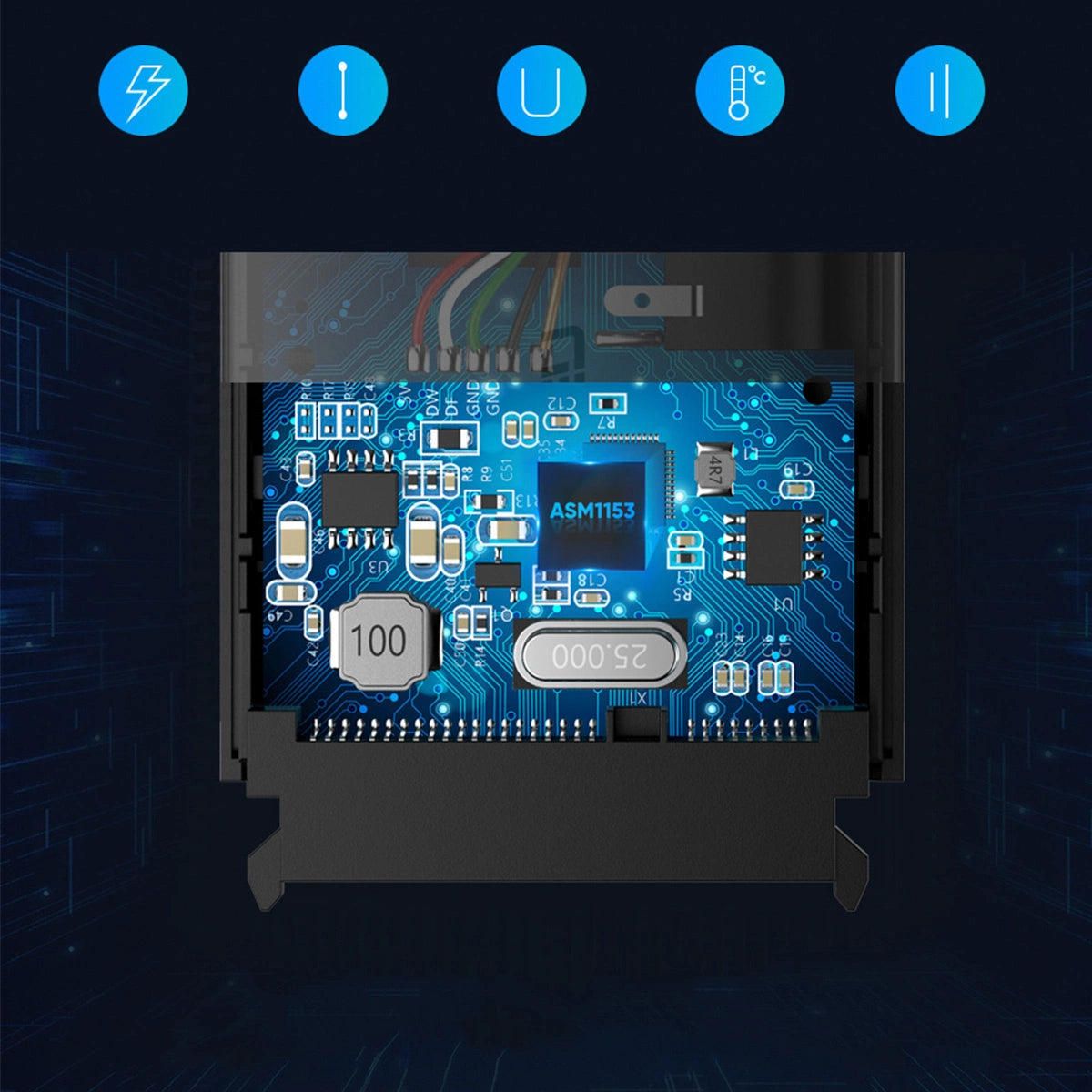 Ugreen USB3.0 adapter til 2,5' / 3,5' SATA disk sort (CM257)