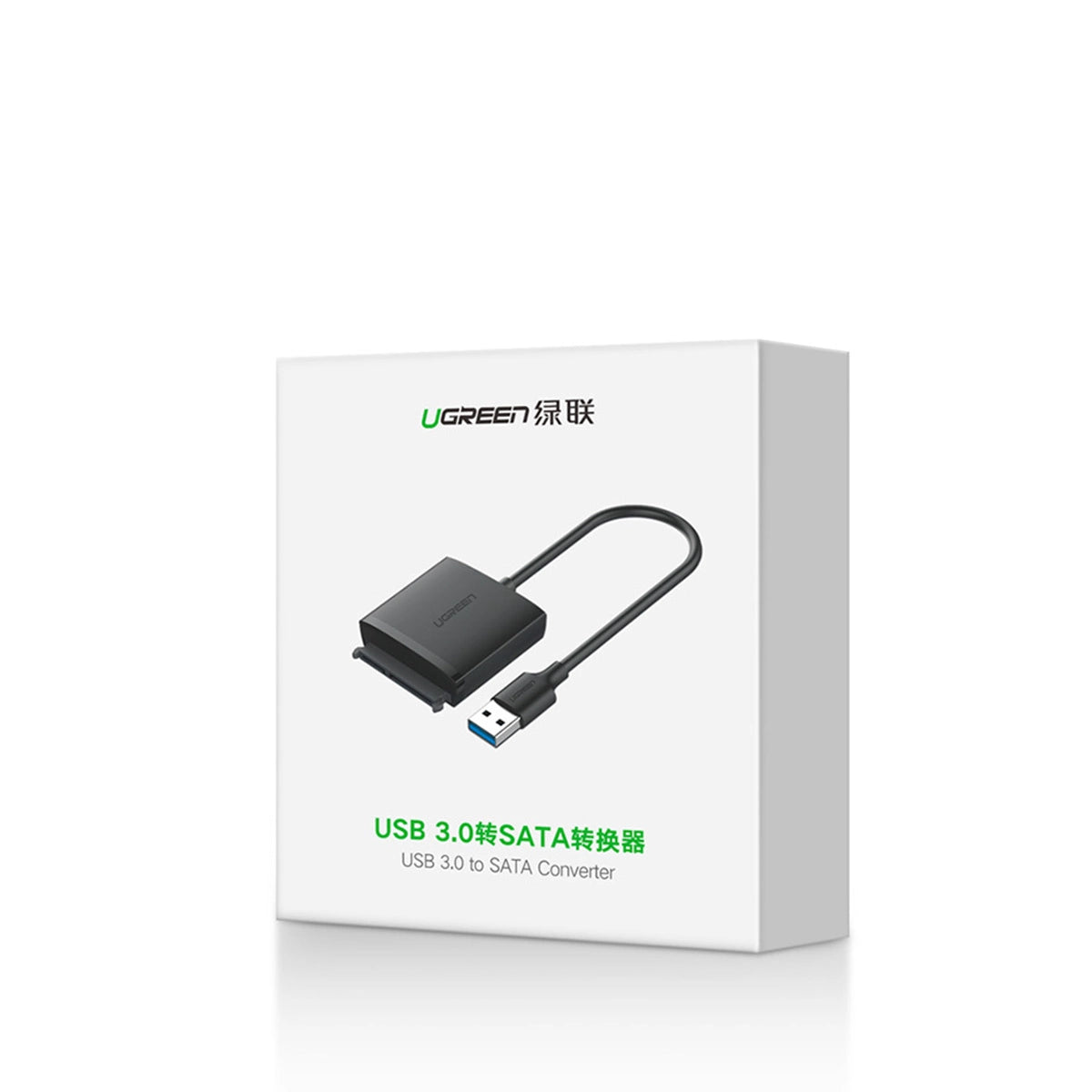 Ugreen USB3.0 adapter til 2,5' / 3,5' SATA disk sort (CM257)