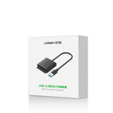 Ugreen USB3.0 adapter til 2,5' / 3,5' SATA disk sort (CM257)