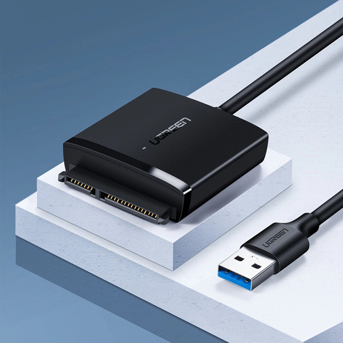 Ugreen USB3.0 adapter til 2,5' / 3,5' SATA disk sort (CM257)