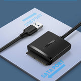 Ugreen USB3.0 adapter til 2,5' / 3,5' SATA disk sort (CM257)