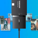 Ugreen USB3.0 adapter til 2,5' / 3,5' SATA disk sort (CM257)