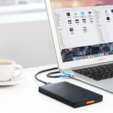 Ugreen SSD/HDD 2.5 og USB 3.0 SATA sort (CM237)