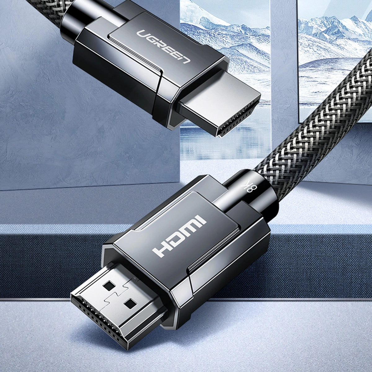 Ugreen kabel HDMI 2.1 8K 60Hz 48Gb/s 3m grå (HD135)