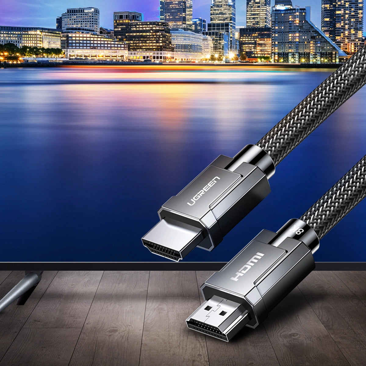 Ugreen kabel HDMI 2.1 8K 60Hz 48Gb/s 3m grå (HD135)