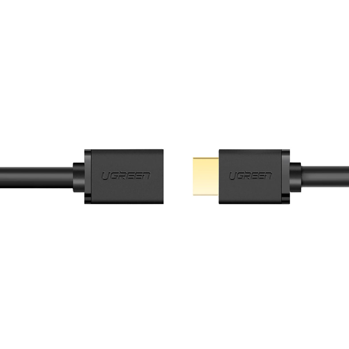Ugreen HD107 10141 HDMI (mand) - HDMI (kvind) 4K Kabel 1m - sort