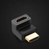 Ugreen HDMI (mandlig) - HDMI (kvindelig) sort adapter (HD112)