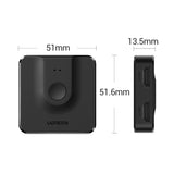 Ugreen switch HDMI splitter switch - 2x HDMI 4K 60Hz sort (CM217)