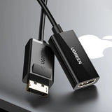 Ugreen MM137 40363 DisplayPort (mandlig) til HDMI (kvindelig) 4K/1080p Adapter - sort