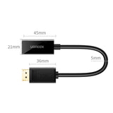 Ugreen MM137 40363 DisplayPort (mandlig) til HDMI (kvindelig) 4K/1080p Adapter - sort