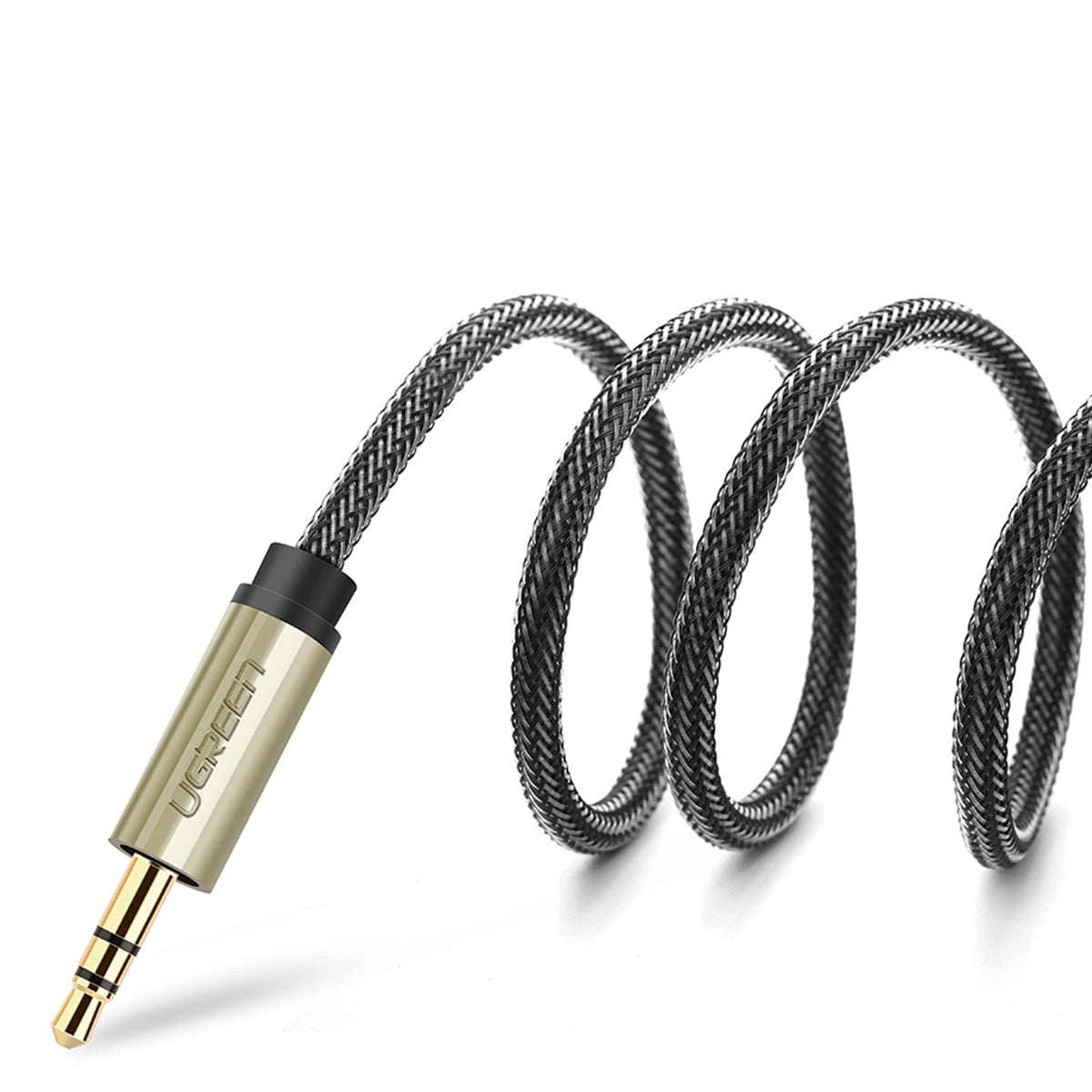 Ugreen audio kabel mini jack 3,5 mm - 2 x jack 6,35 mm 2 m grå (AV126)