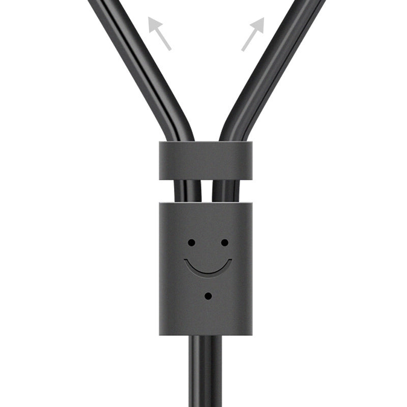 Ugreen AV102 10511 kabel 3,5 mm mini jack (mand) / 2RCA (mand) 1,5 m - grå