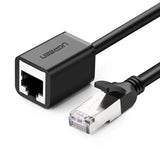 Ugreen NW112 11278 Network Ethernet Cable RJ45 (kvindelig) - RJ45 (mandlig) F/UTP Cat. 6 1 Gbps 0.5m - sort