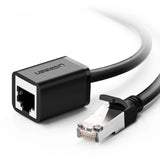 Ugreen NW112 11278 Network Ethernet Cable RJ45 (kvindelig) - RJ45 (mandlig) F/UTP Cat. 6 1 Gbps 0.5m - sort