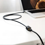 Ugreen NW112 11279 Ethernet Netværkskabel RJ45 (kvinde) - RJ45 (mand) F/UTP Cat. 6 1 Gbps 1m - sort