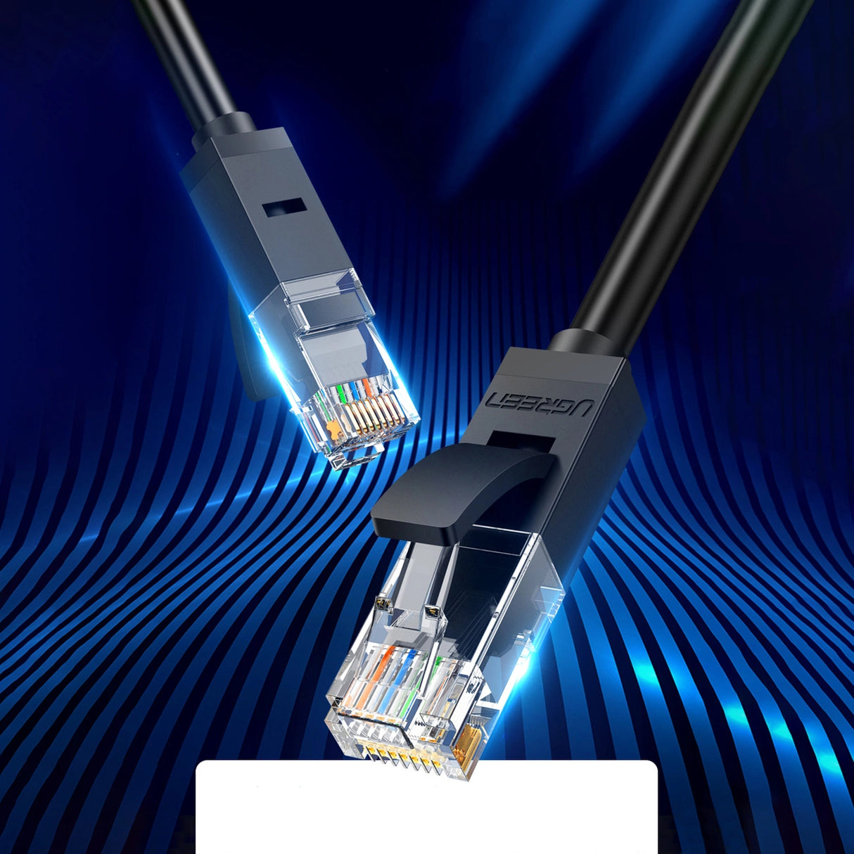 Ugreen LAN Ethernet U/UTP Cat. 6 1000Mbps 15m sort (NW102)
