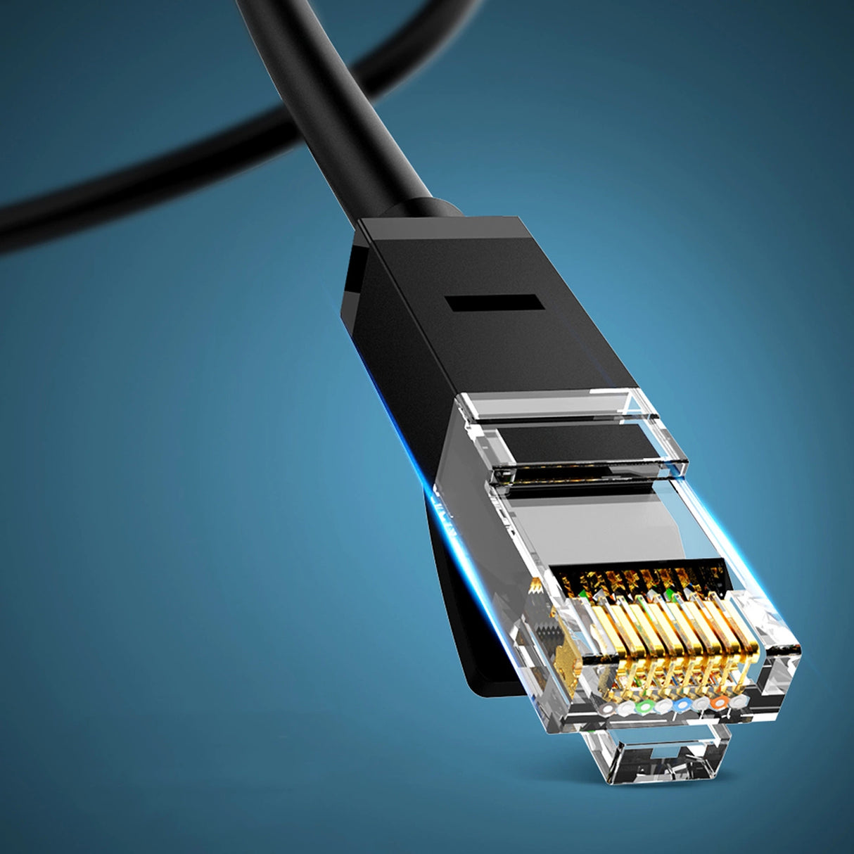 Ugreen LAN Ethernet U/UTP Cat. 6 1000Mbps 15m sort (NW102)