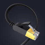 Ugreen Ethernet patch cord U/FTP Cat. 7 10Gb/s flad 0,5m sort (NW106)