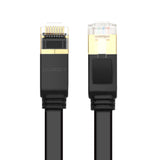 Ugreen Ethernet patch cord U/FTP Cat. 7 10Gb/s flad 0,5m sort (NW106)