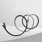 Ugreen Ethernet patch cord U/FTP Cat. 7 10Gb/s flad 0,5m sort (NW106)