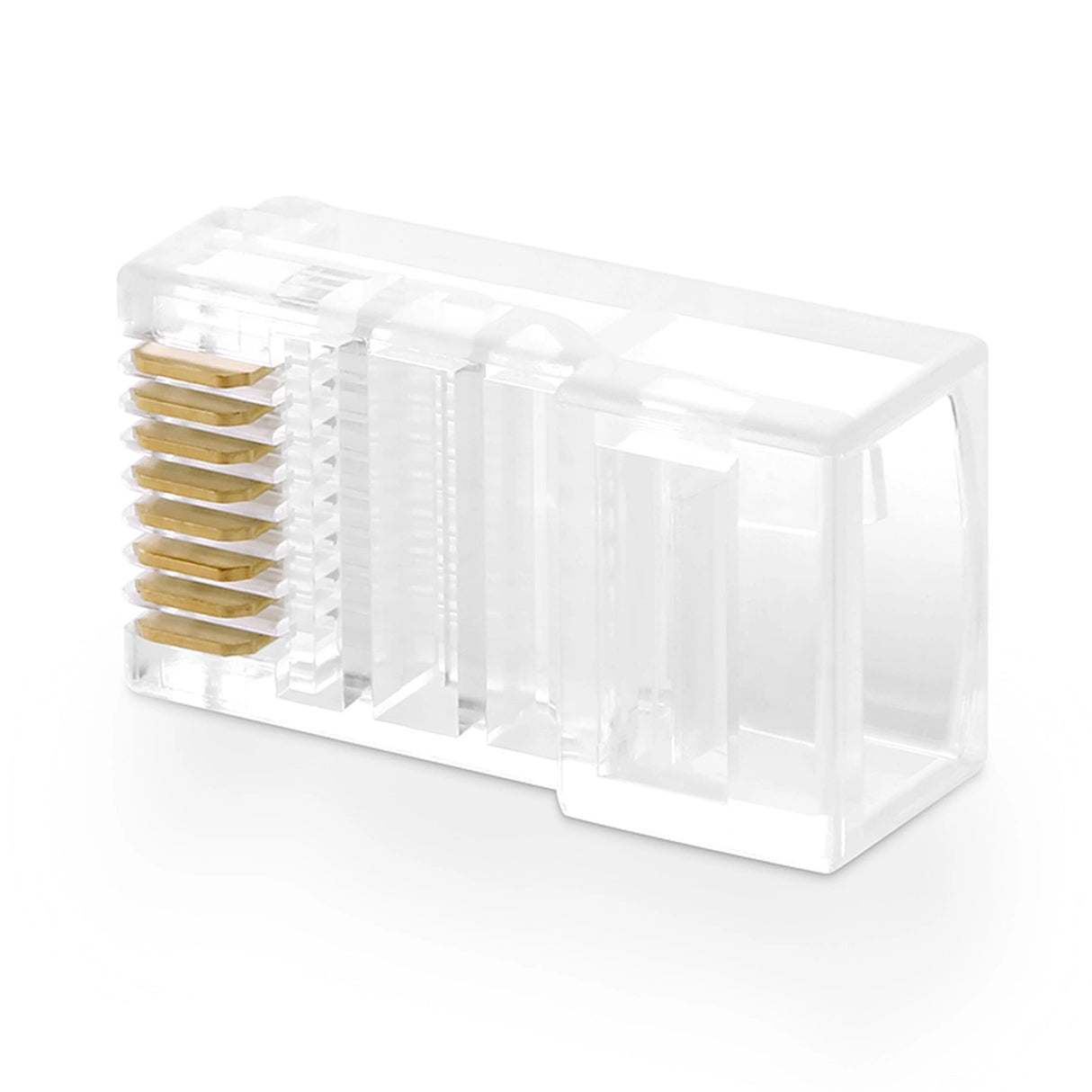 Ugreen 100x plug end RJ45 8P8C (UTP Cat. 5 / Cat. 5e) gennemsigtig (NW110)