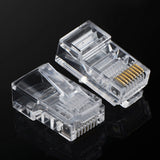 Ugreen 100x plug end RJ45 8P8C (UTP Cat. 5 / Cat. 5e) gennemsigtig (NW110)
