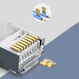 Ugreen 10x plug end RJ45 8P8C (UTP Cat. 6 / Cat. 5 / Cat. 5e) sølv (NW111)