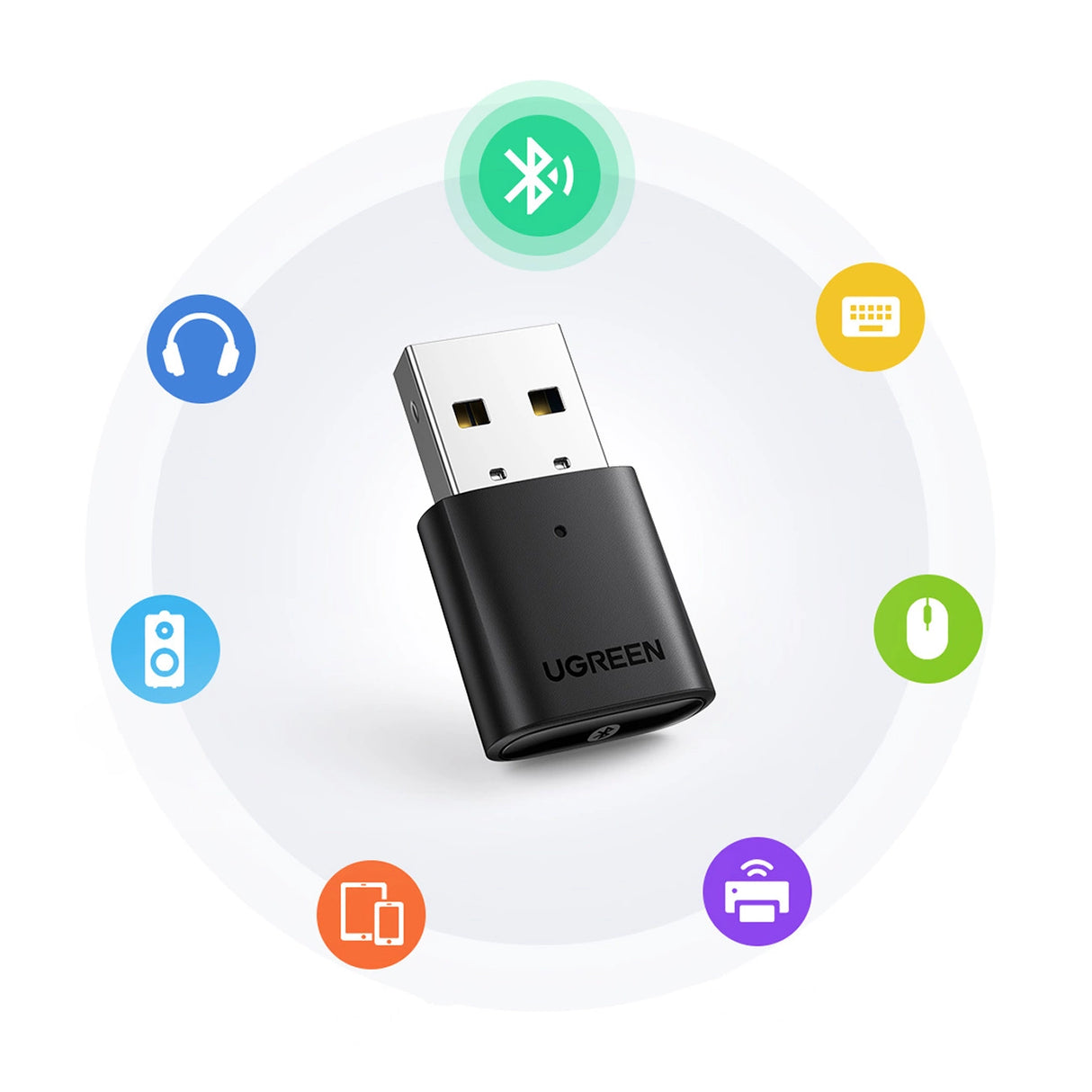 Ugreen Bluetooth 5.0 USB-A Adapter sort (CM390)