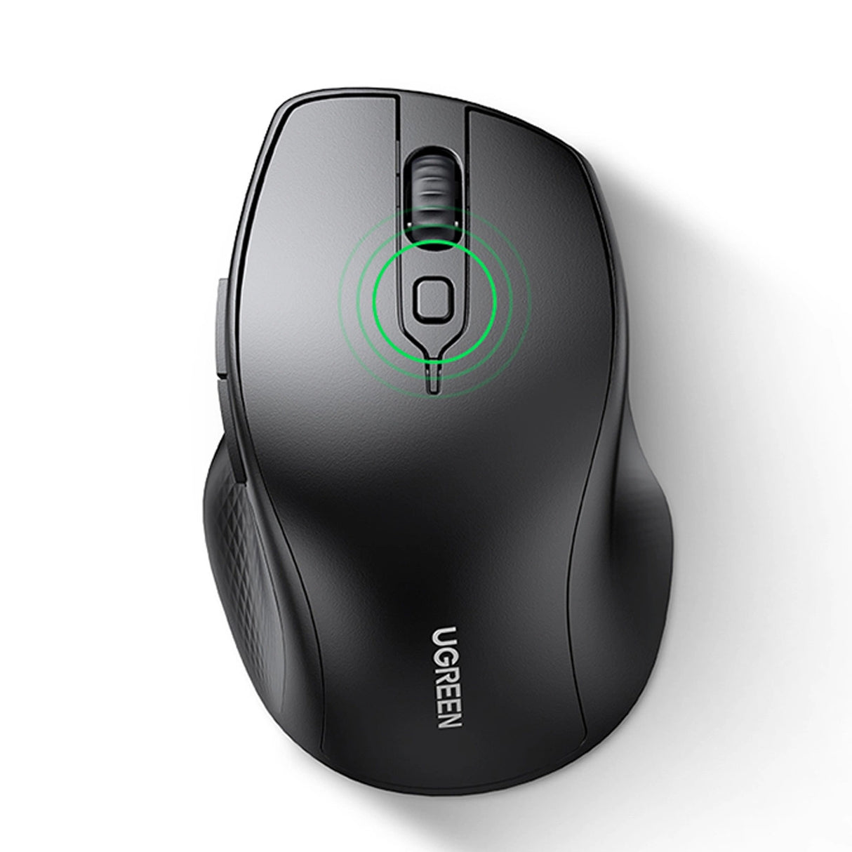 Ugreen ergonomisk trådløs computermus sort (MU101)