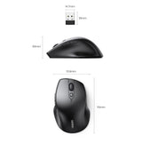 Ugreen ergonomisk trådløs computermus sort (MU101)