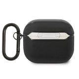 AMG læder Big Logo case til AirPods 3 - sort