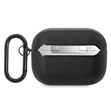 AMG Leather Big Logo-kasse til AirPods Pro - sort