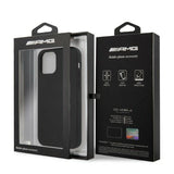 AMG Silicone Big Logo-hylster til iPhone 12 Pro Max - sort