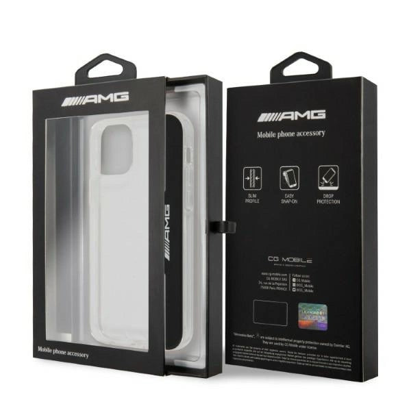 AMG Electroplate Vertical case til iPhone 12 / iPhone 12 Pro - gennemsigtig