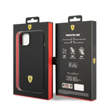 Ferrari FEHMSIP14SBK iPhone 14 6.1" sort/sort hardcase Silikon Metal Logo Magsafe